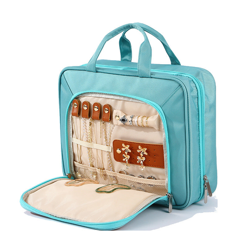 Personalized Travel Makeup Bag Organizer, Hanging Toiletry Bag